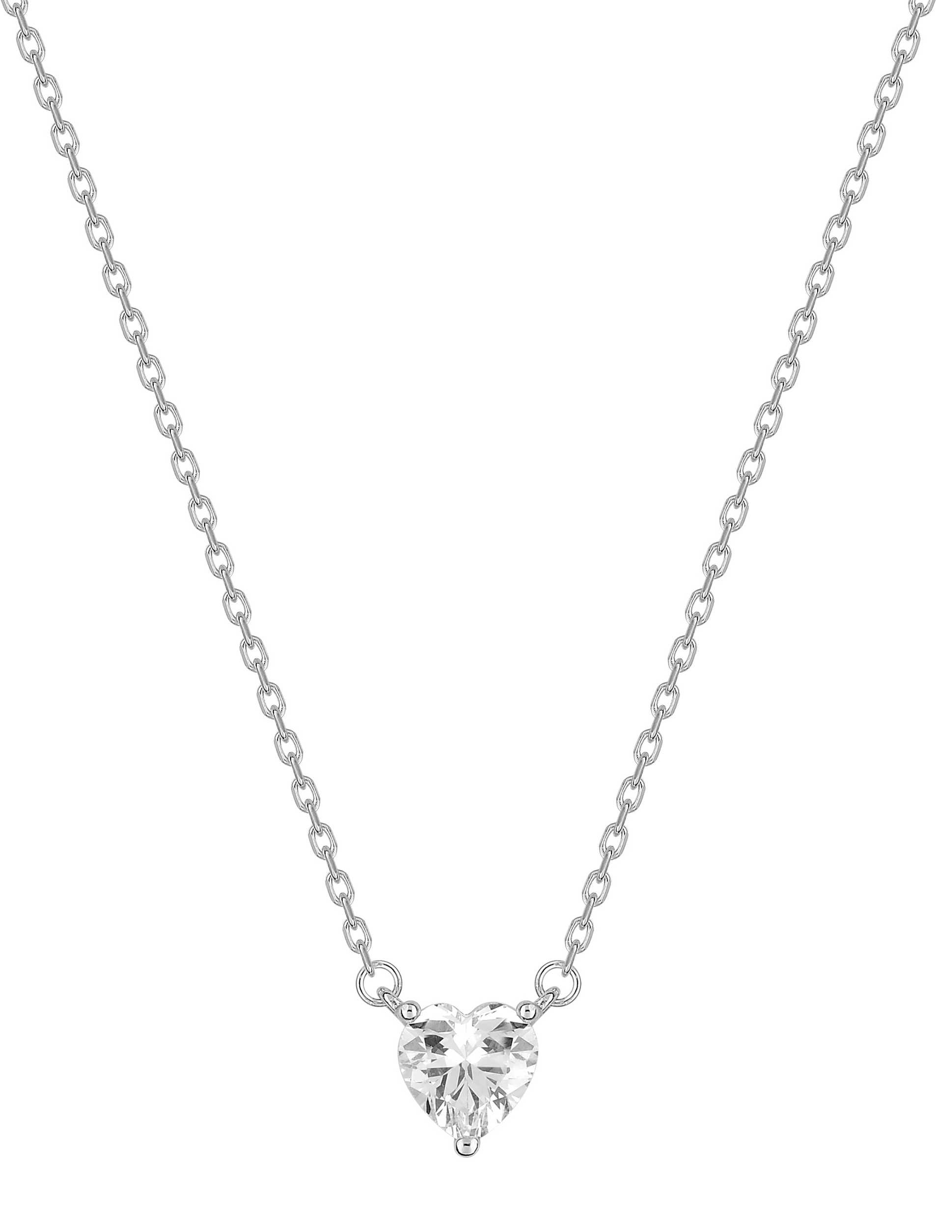 Collier Oxydes de Zirconium & Argent