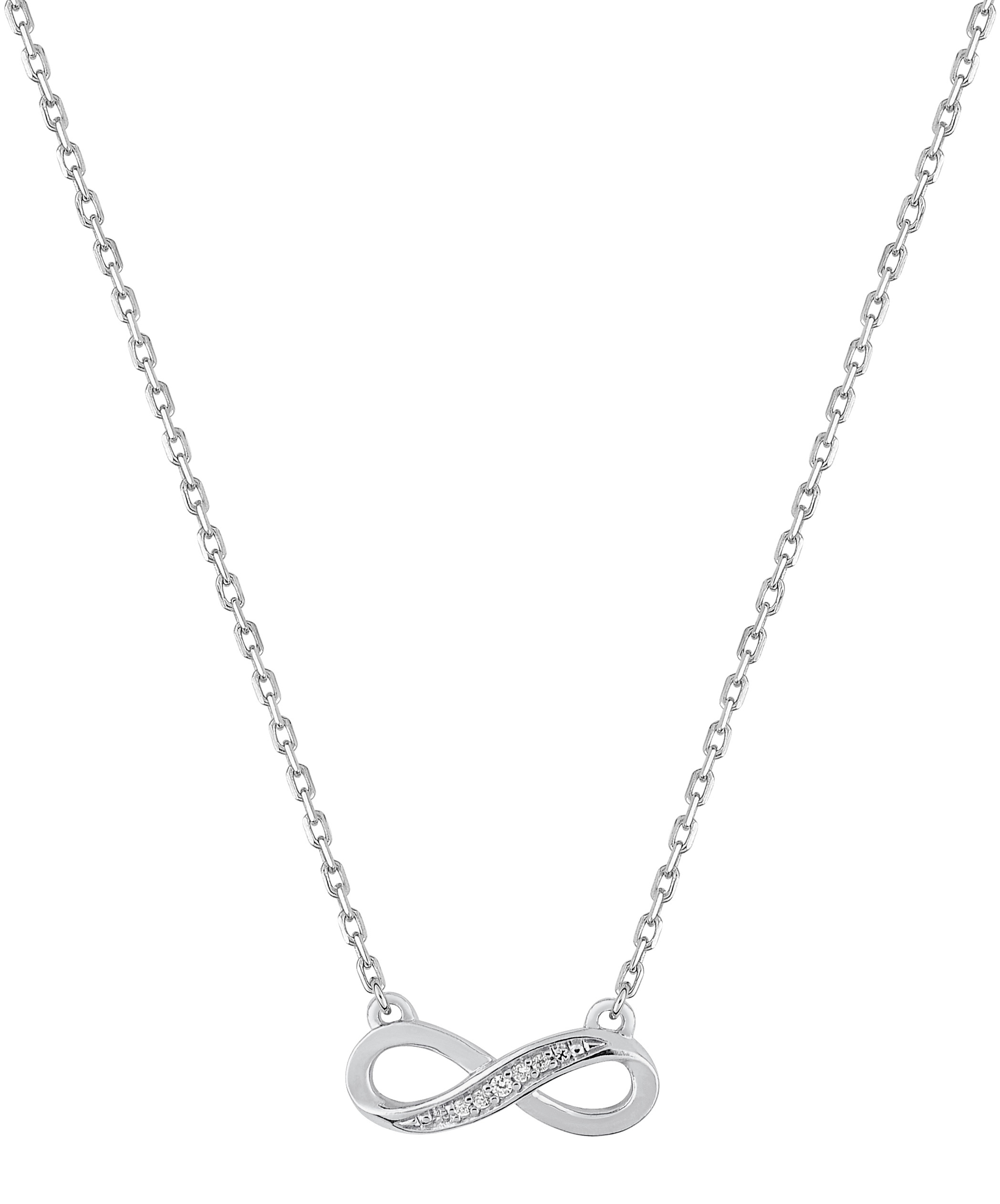 Collier Oxydes de Zirconium & Argent