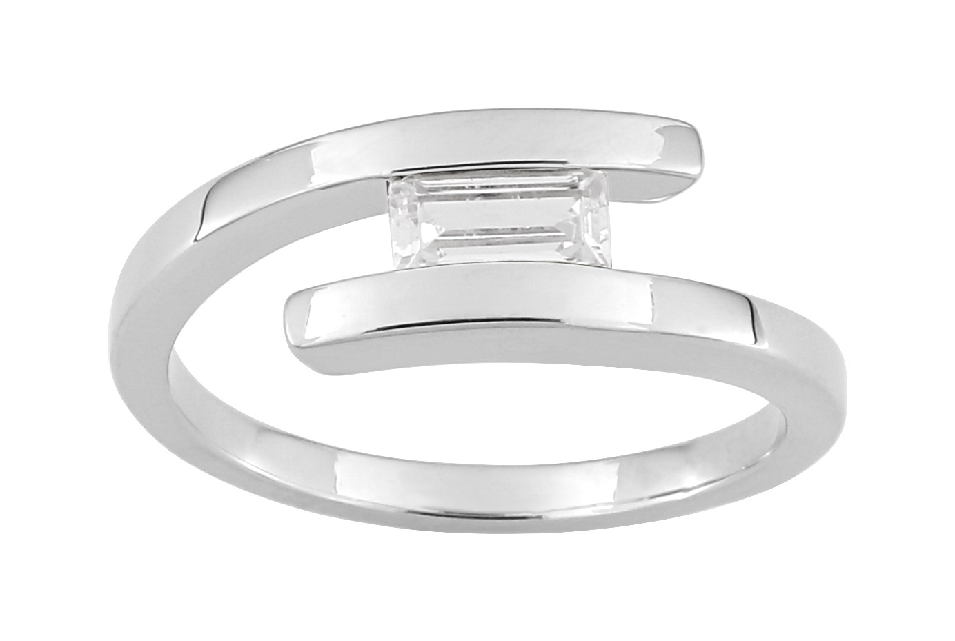 Bague Oxydes de Zirconium Argent 925/1000