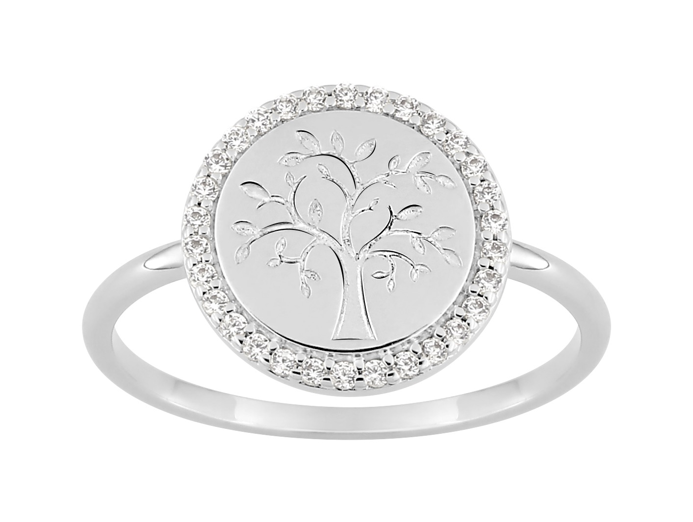 Bague Oxydes de Zirconium Argent 925/1000