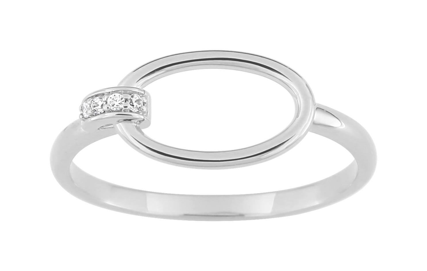 Bague Oxydes de Zirconium Argent 925/1000