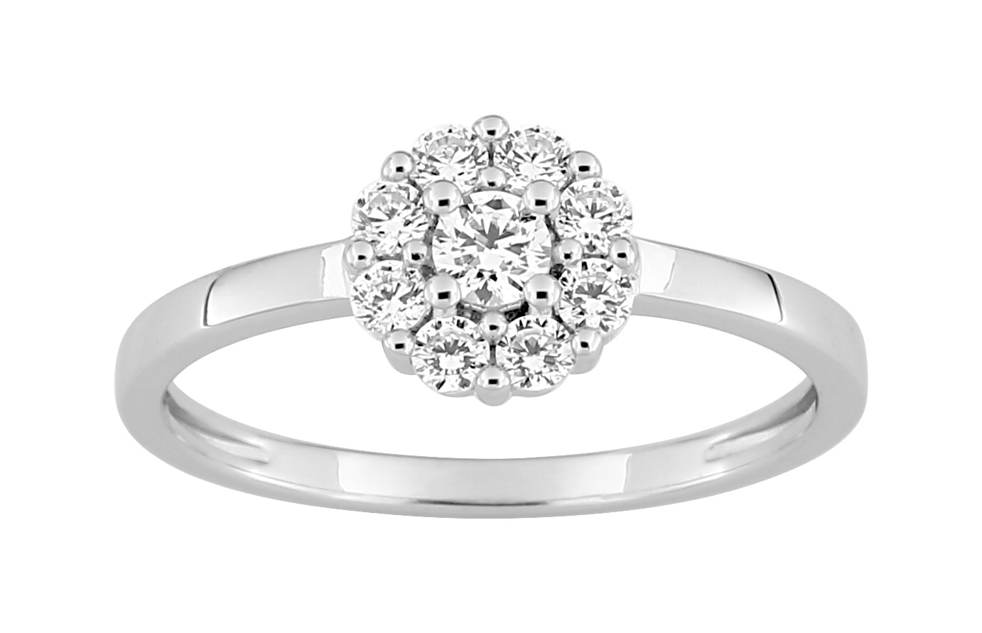 Bague Oxydes de Zirconium Argent 925/1000
