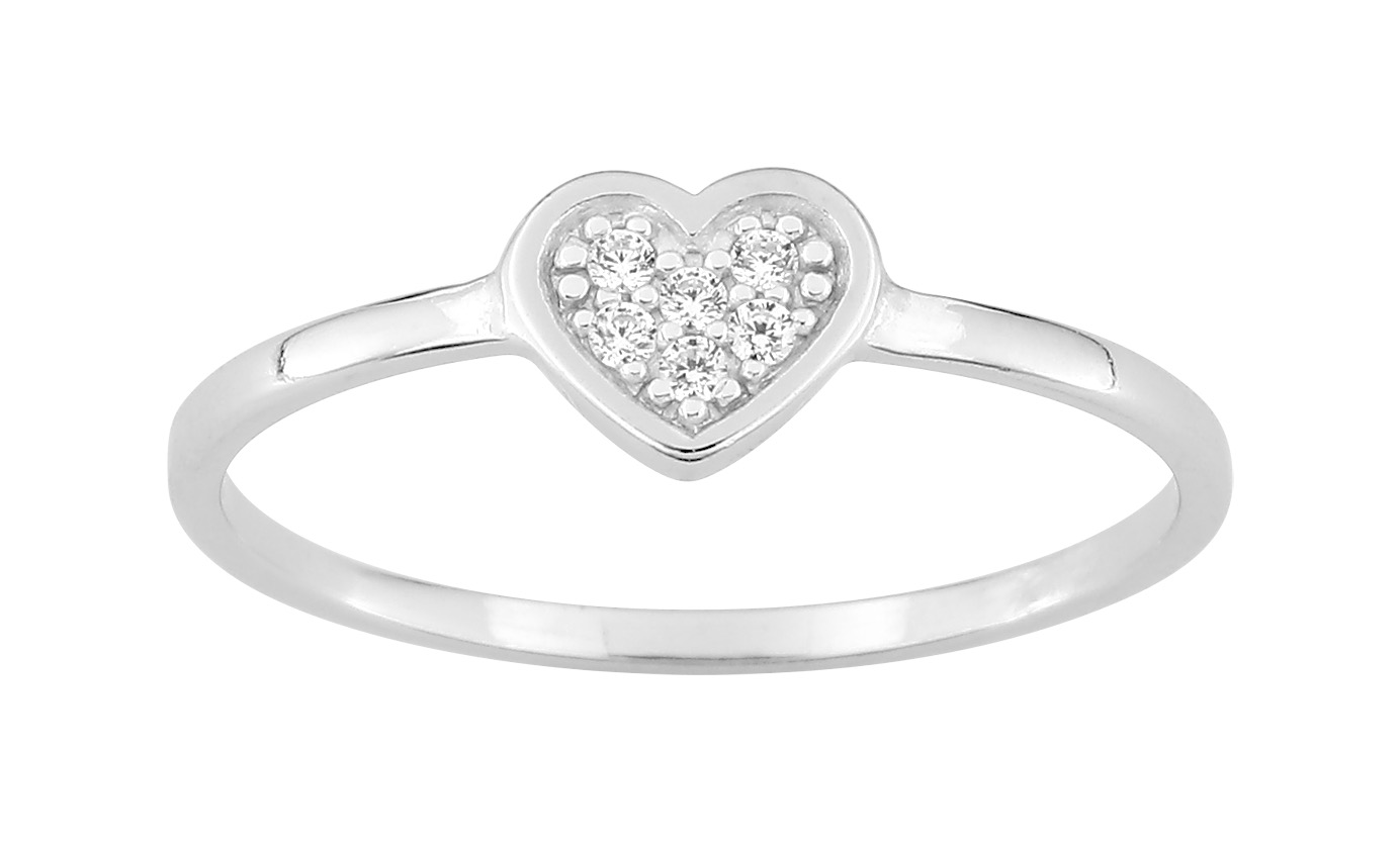 Bague Oxydes de Zirconium Argent 925/1000