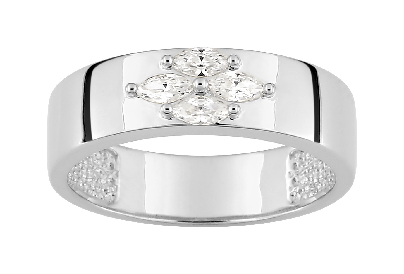 Bague Oxydes de Zirconium Argent 925/1000