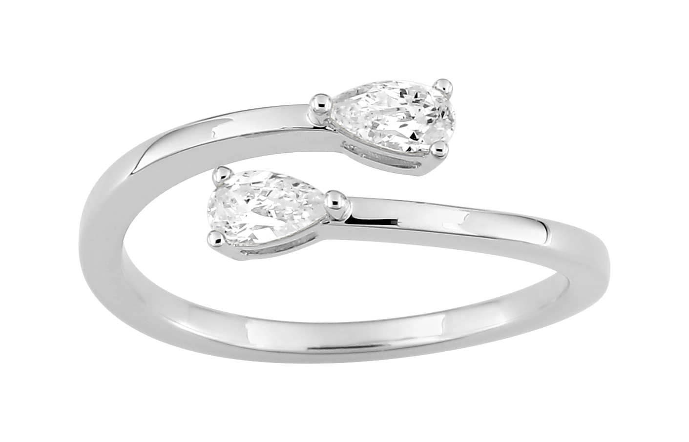 Bague Oxydes de Zirconium Argent 925/1000