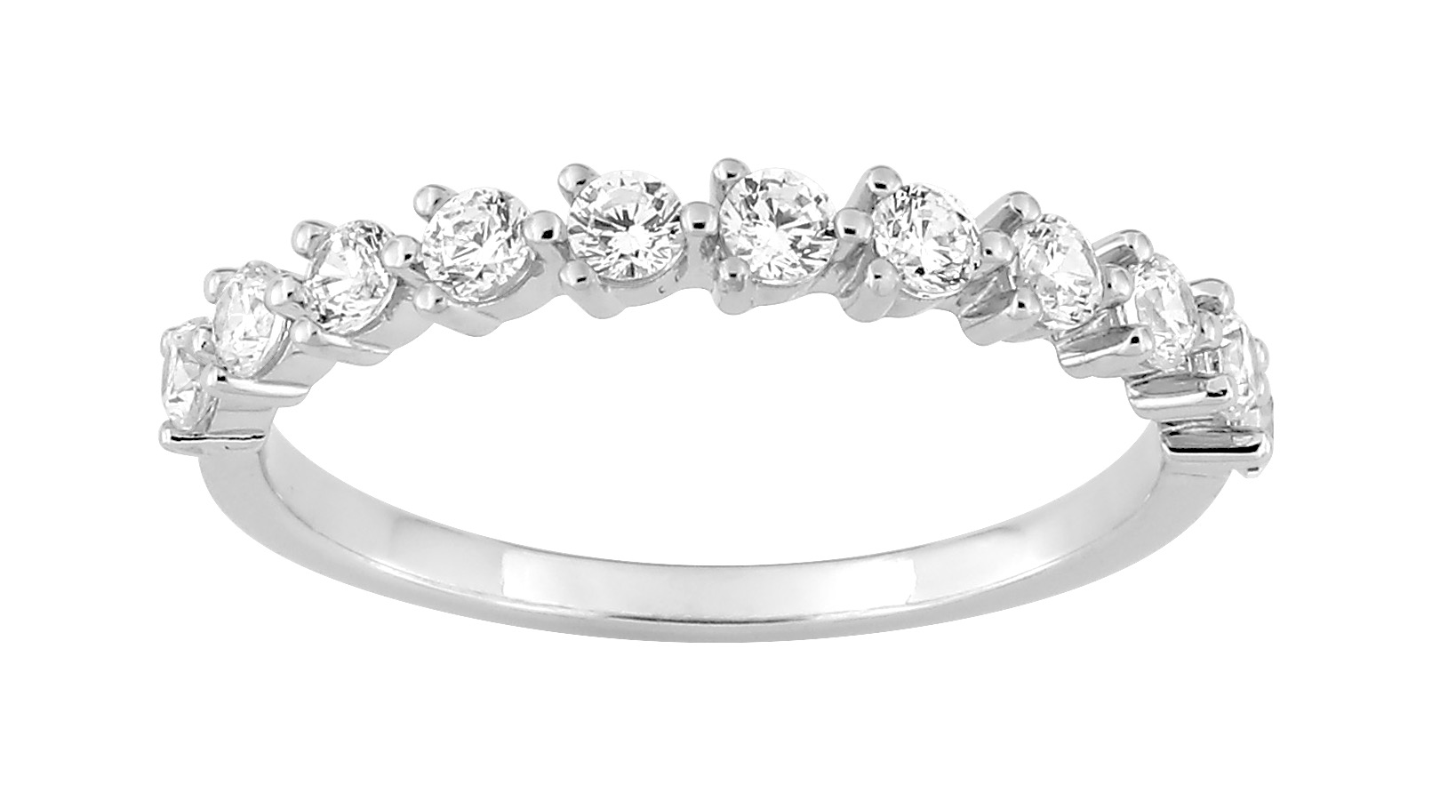 Bague Oxydes de Zirconium Argent 925/1000