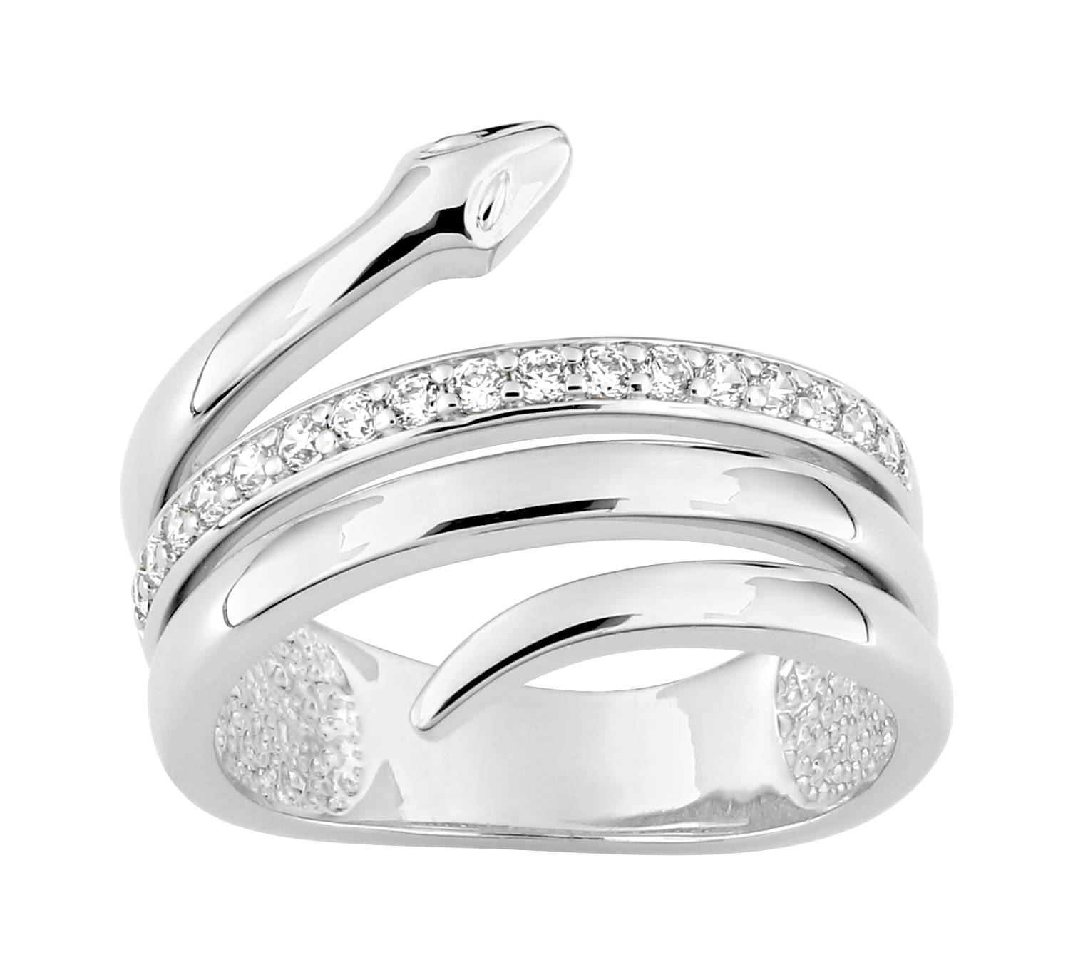 Bague Oxydes de Zirconium Argent 925/1000