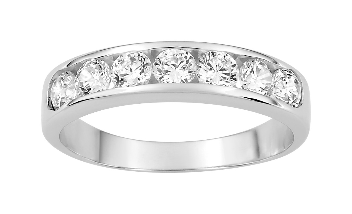 Bague Oxydes de Zirconium Argent 925/1000