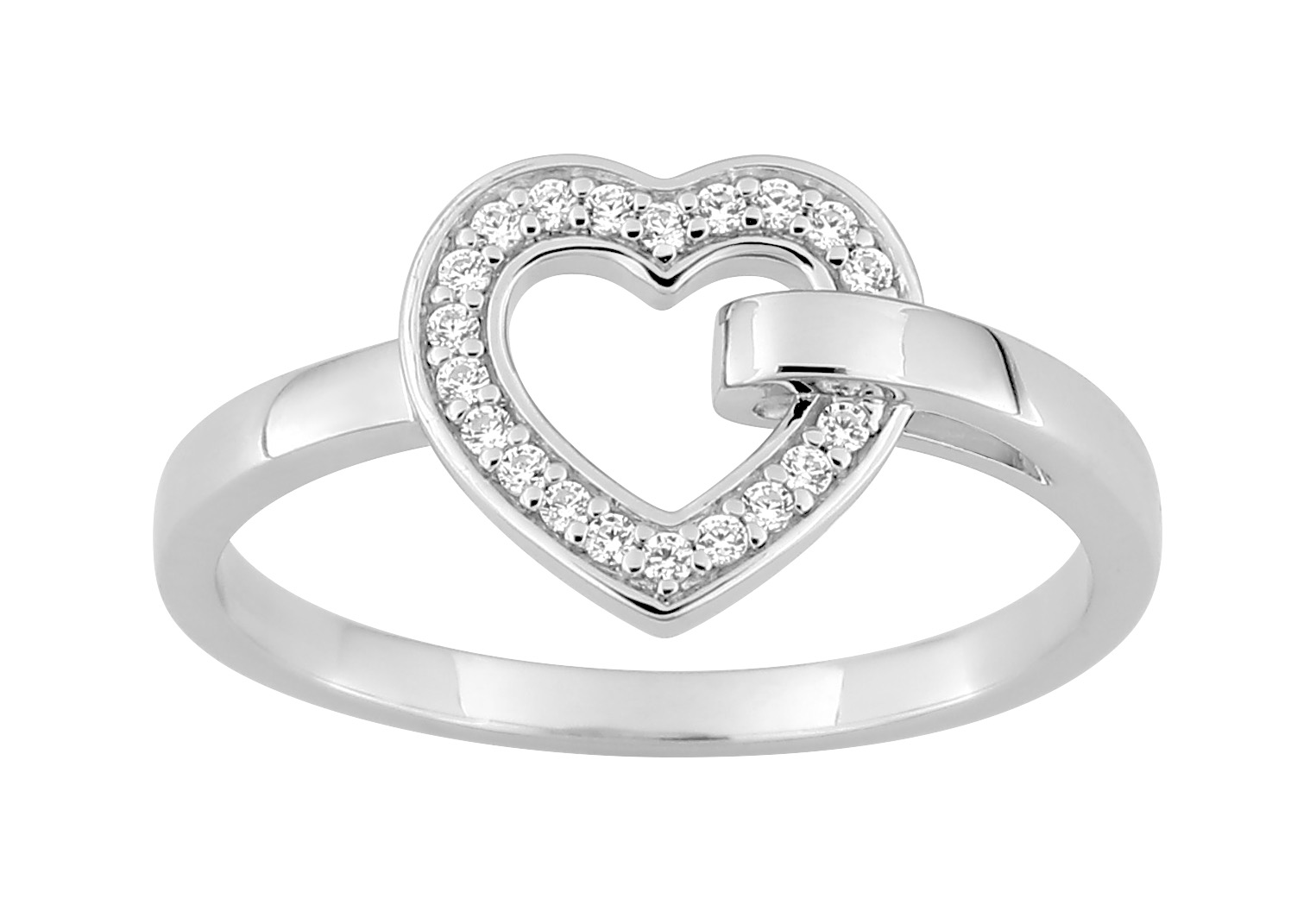 Bague Oxydes de Zirconium Argent 925/1000