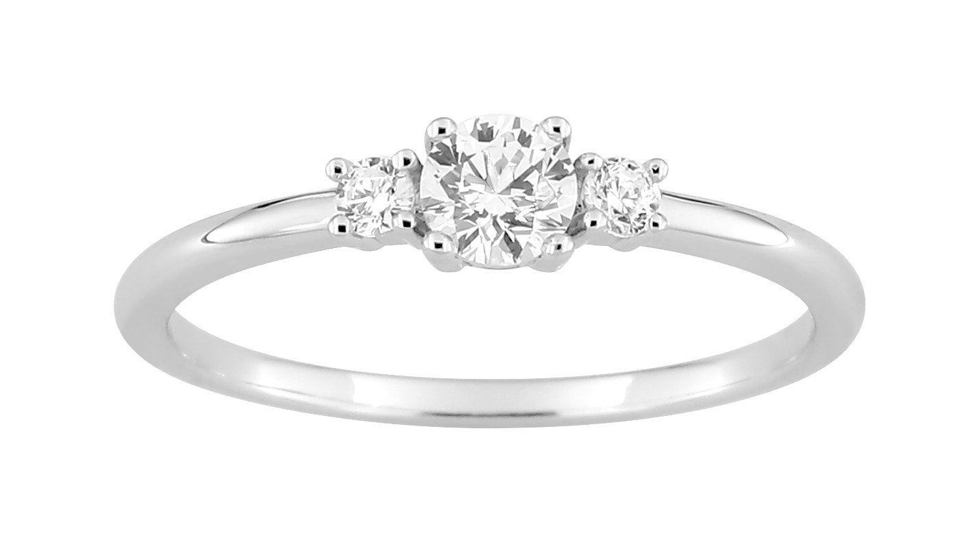 Bague Oxydes de Zirconium Argent 925/1000