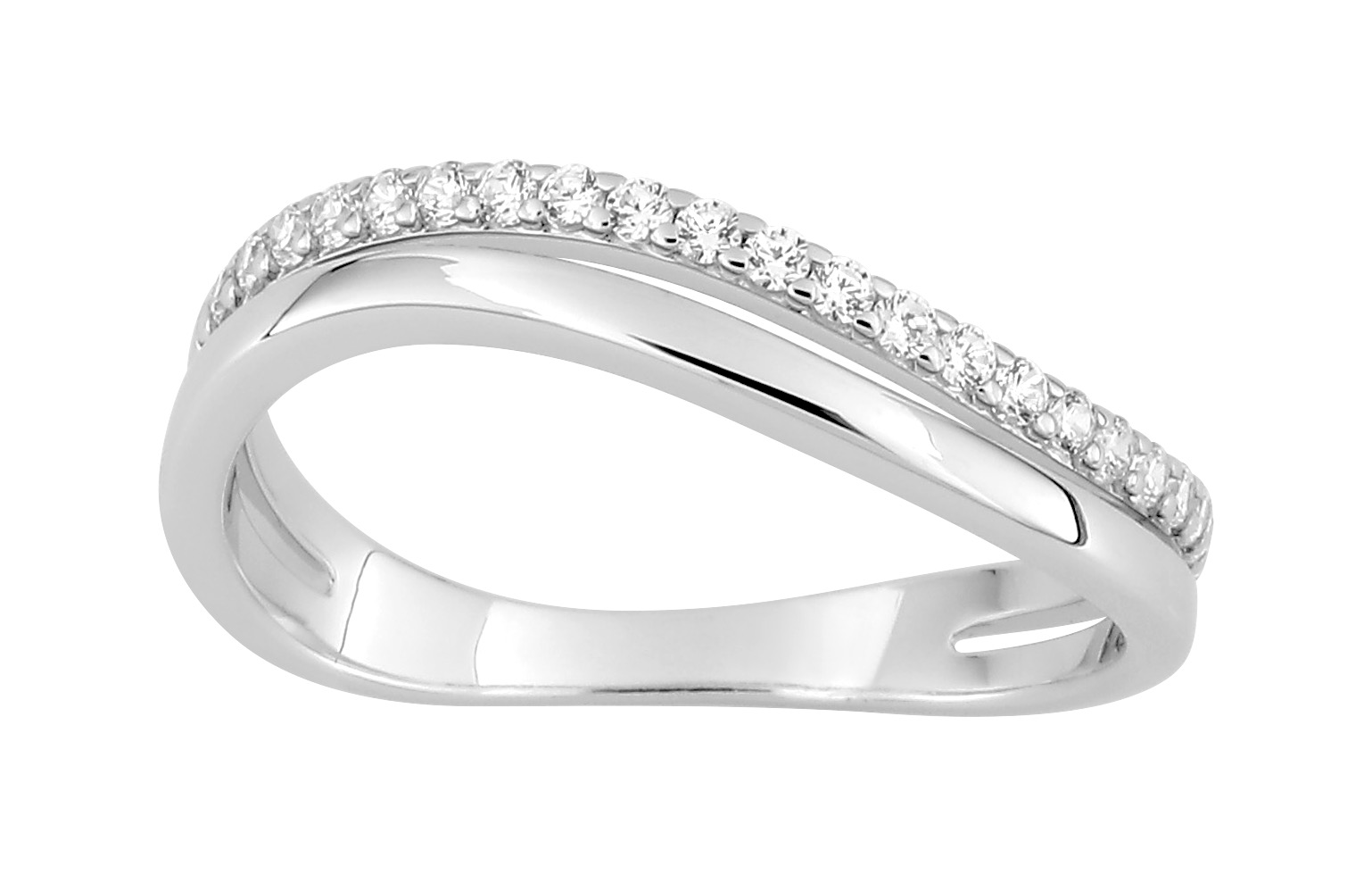 Bague Oxydes de Zirconium Argent 925/1000
