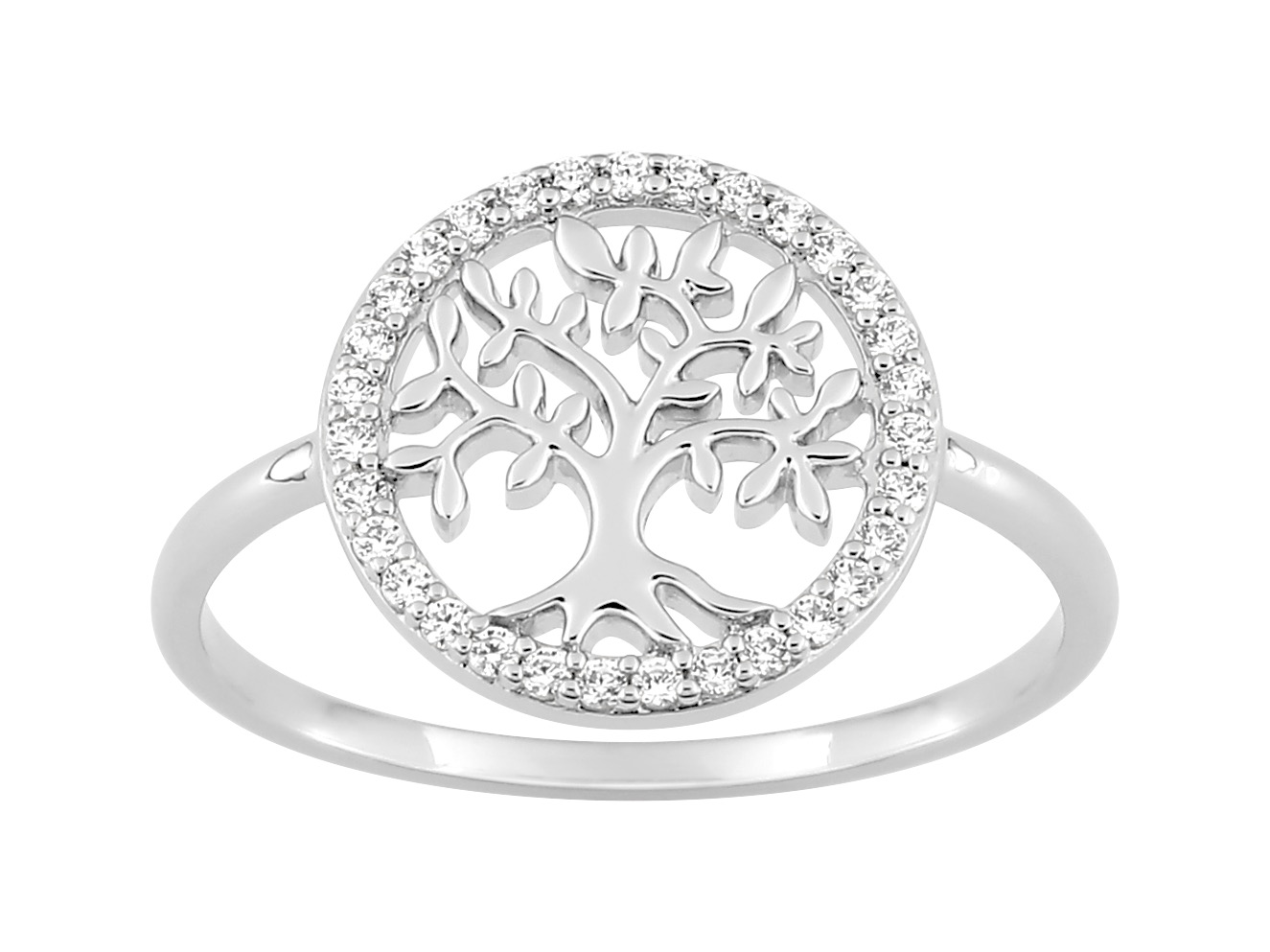 Bague Oxydes de Zirconium Argent 925/1000