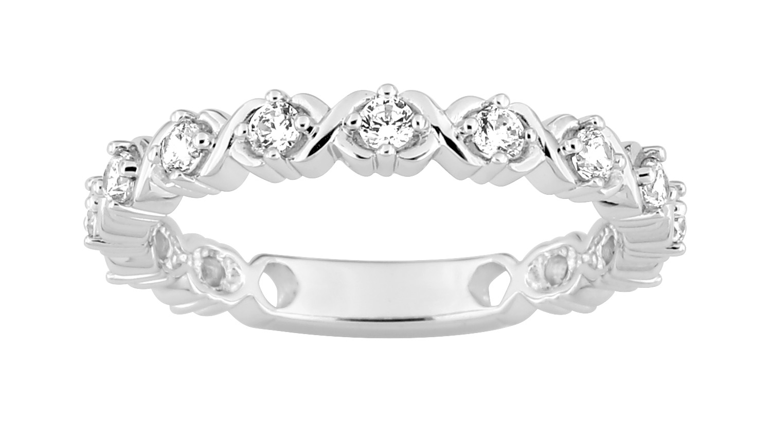 Bague Oxydes de Zirconium Argent 925/1000