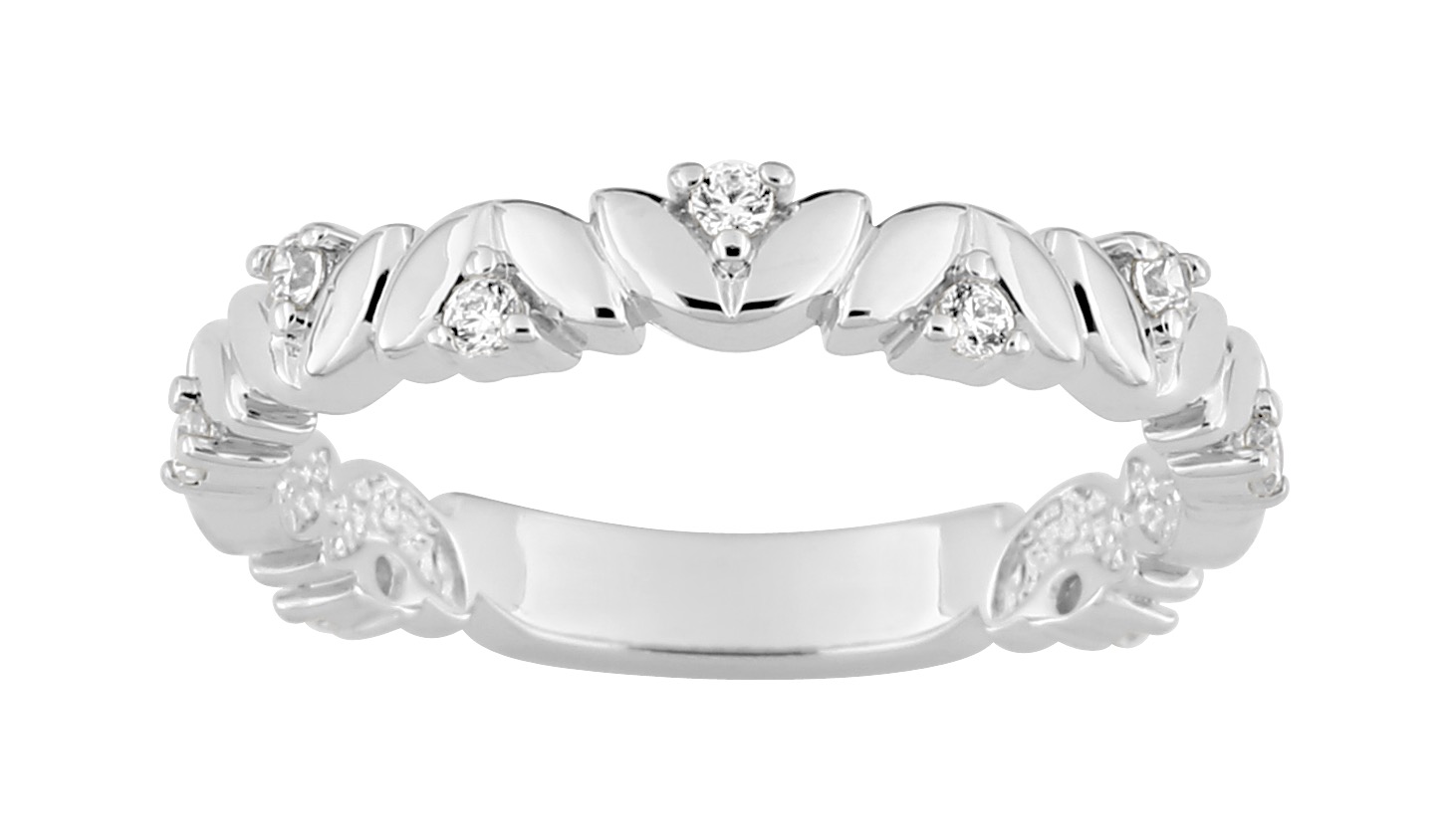 Bague Oxydes de Zirconium Argent 925/1000
