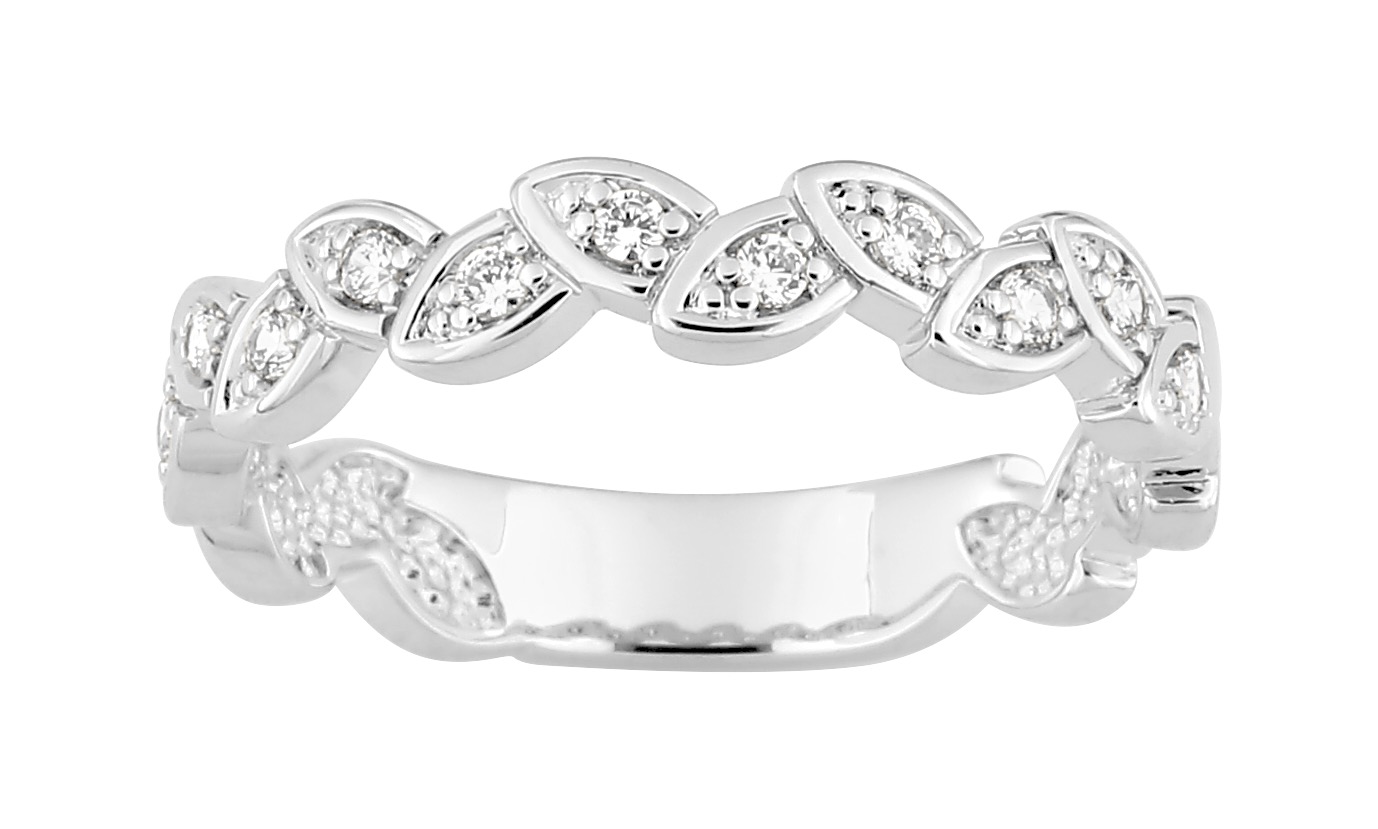 Bague Oxydes de Zirconium Argent 925/1000