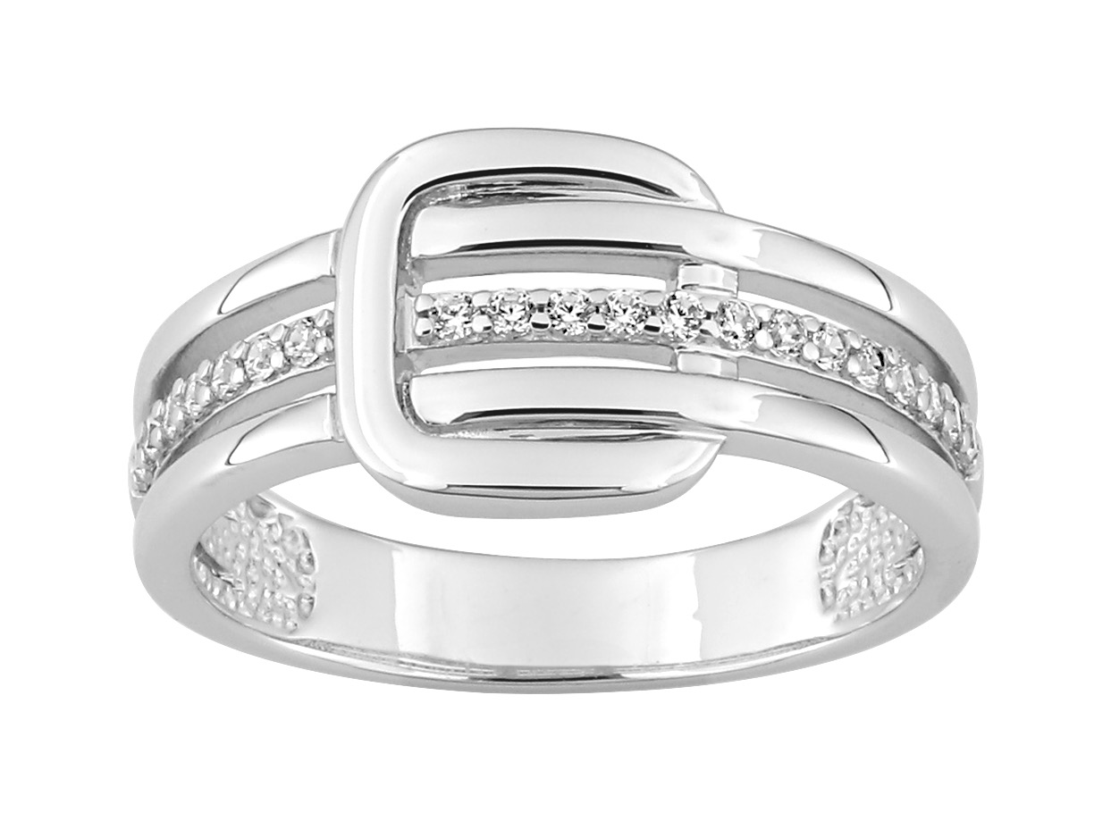 Bague Oxydes de Zirconium Argent 925/1000