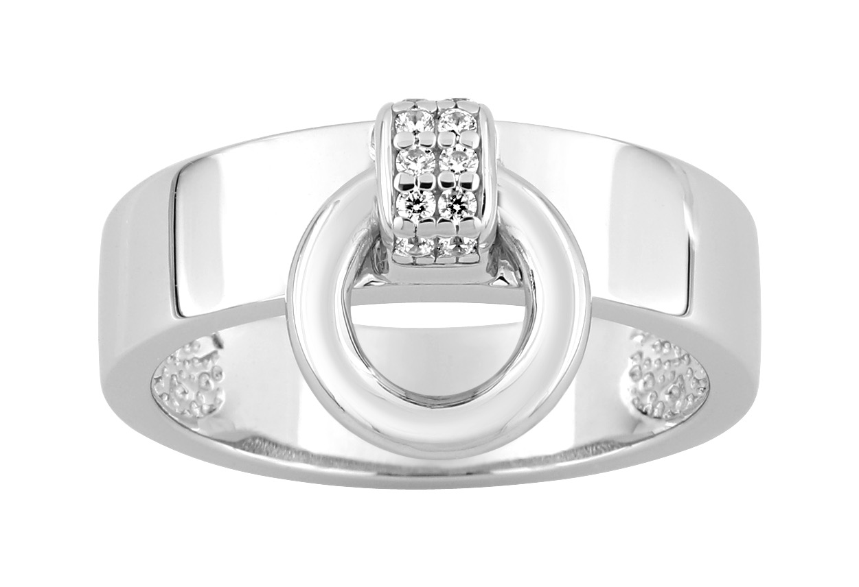 Bague Oxydes de Zirconium Argent 925/1000