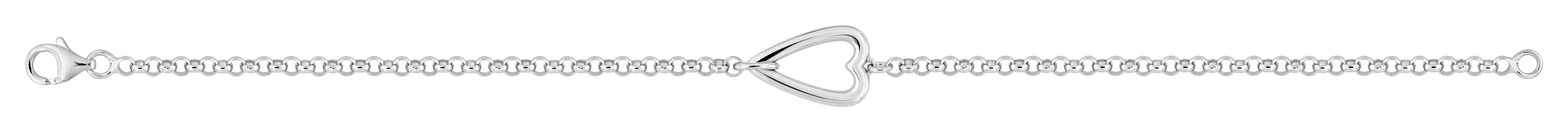 Bracelet en Argent & Rhodium