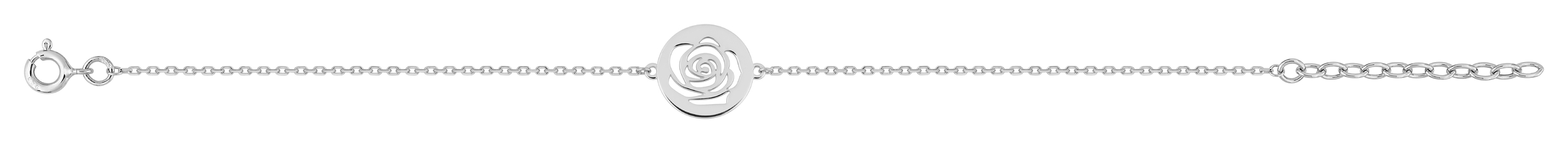 Bracelet en Argent & Rhodium