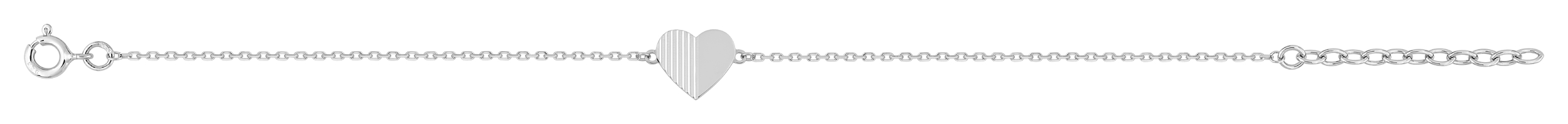 Bracelet en Argent & Rhodium