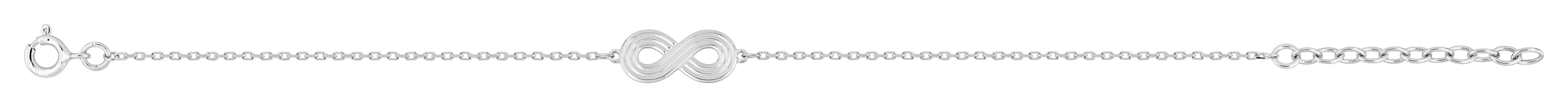 Bracelet en Argent & Rhodium