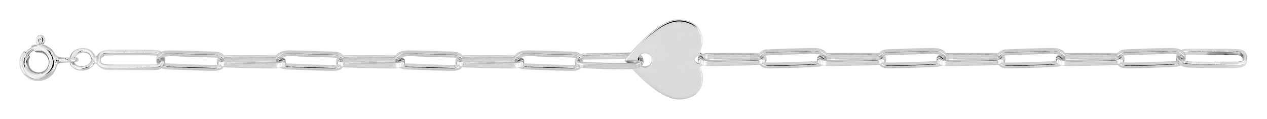 Bracelet en Argent & Rhodium