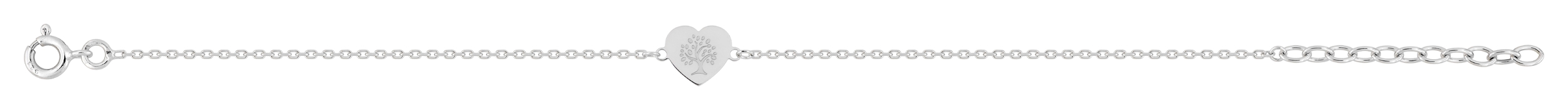 Bracelet en Argent & Rhodium