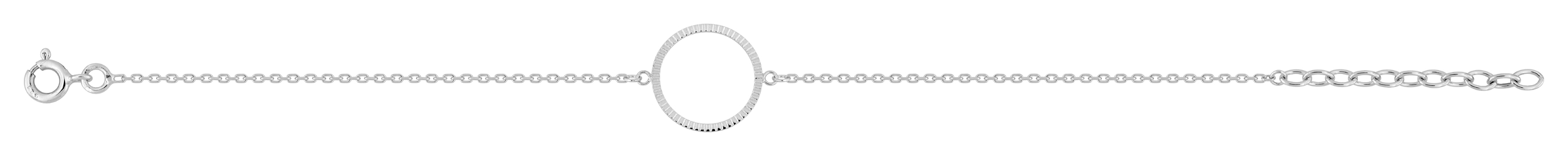 Bracelet en Argent & Rhodium