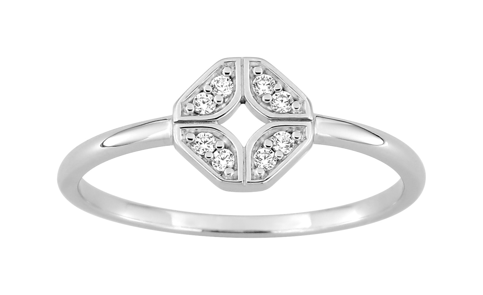 Bague Oxydes de Zirconium Argent 925/1000