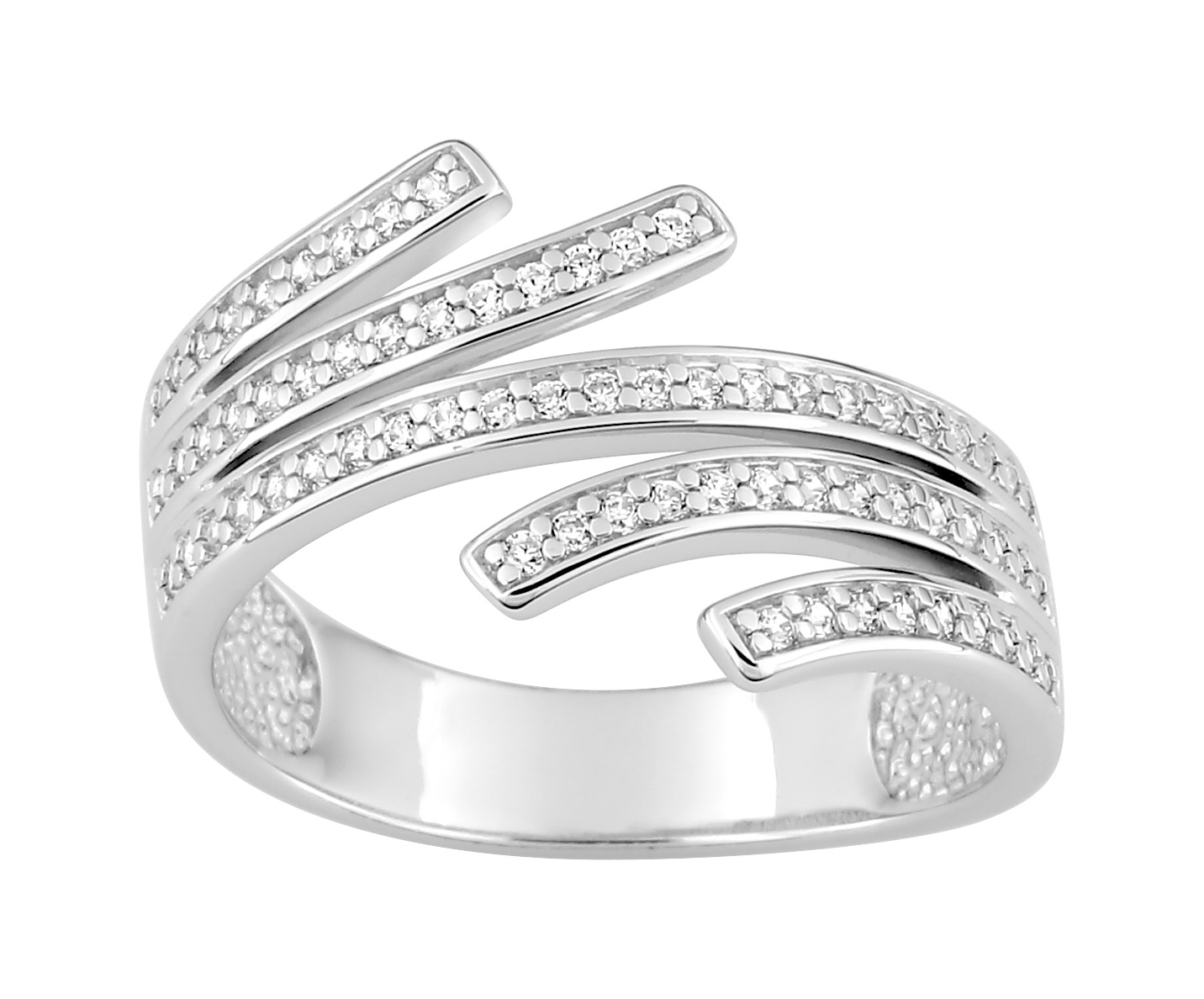 Bague Oxydes de Zirconium Argent 925/1000