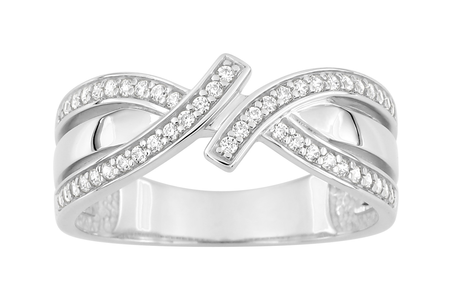 Bague Oxydes de Zirconium Argent 925/1000