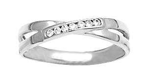 Bague Oxydes de Zirconium Argent 925/1000