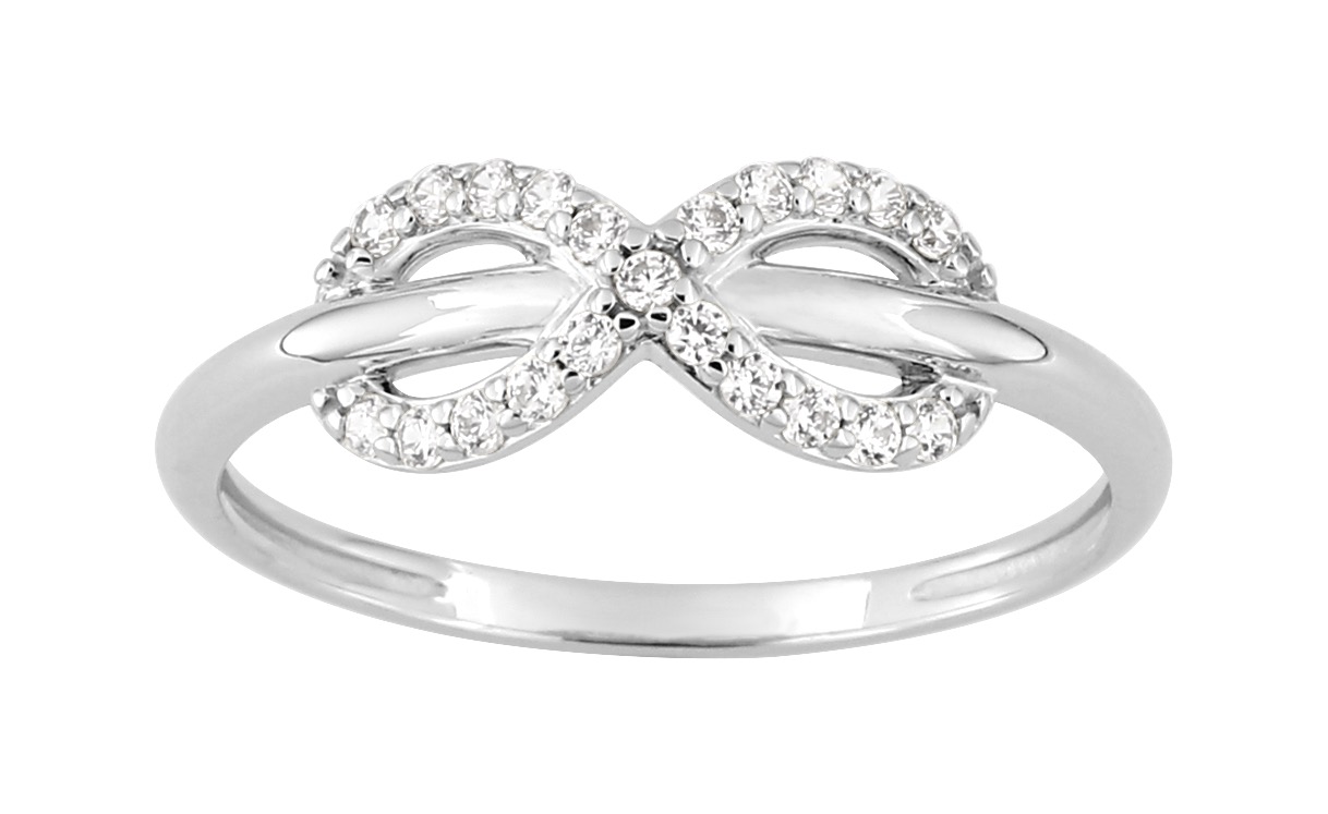 Bague Oxydes de Zirconium Argent 925/1000