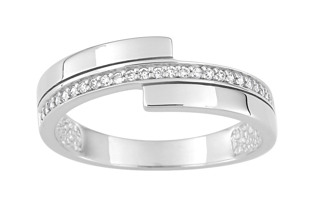 Bague Oxydes de Zirconium Argent 925/1000