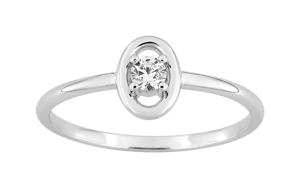 Bague Oxydes de Zirconium Argent 925/1000