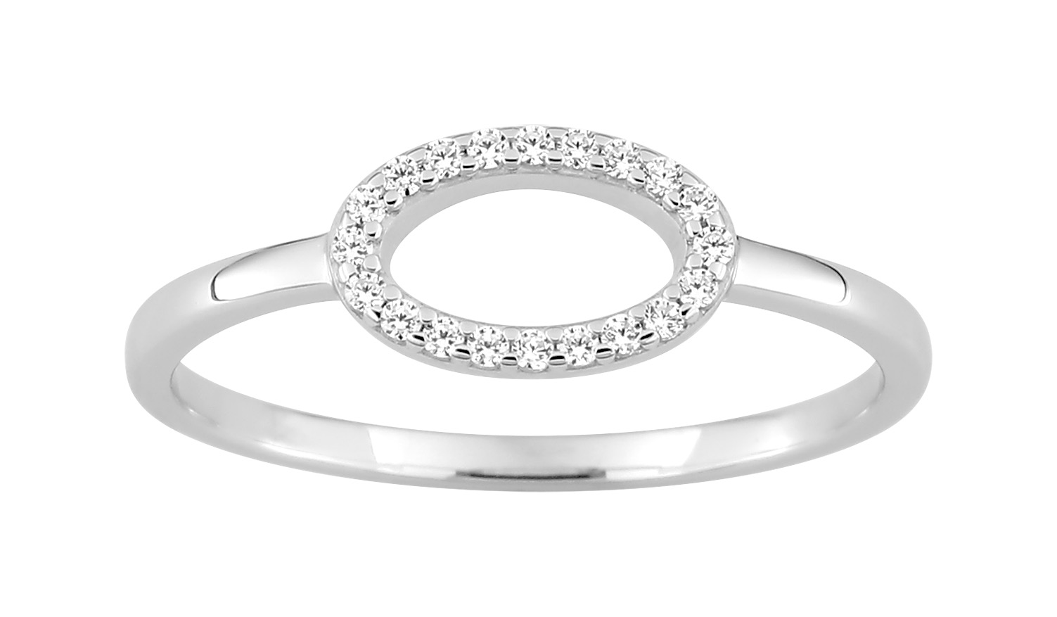 Bague Oxydes de Zirconium Argent 925/1000