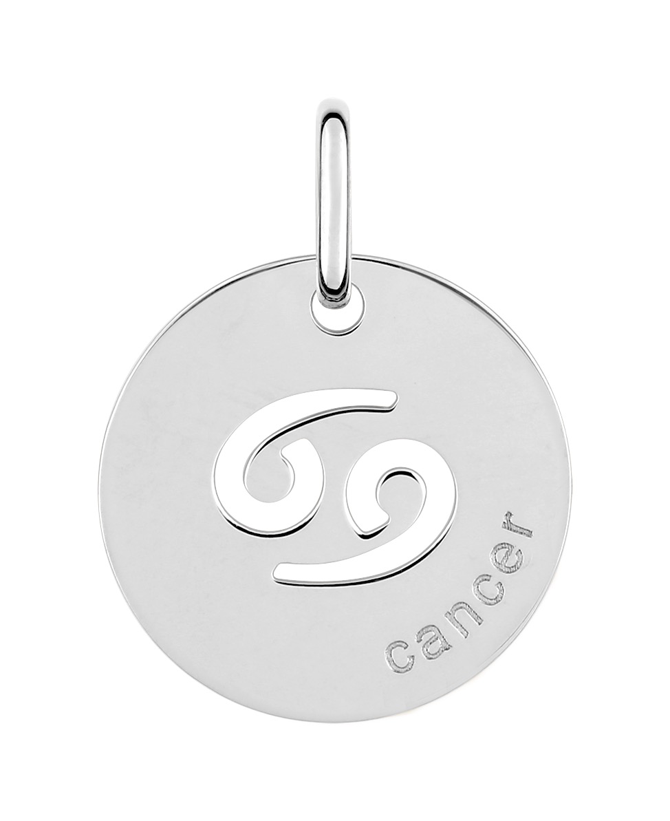 Pendentif Zodiaque Cancer Argent 925/1000 rhodié
