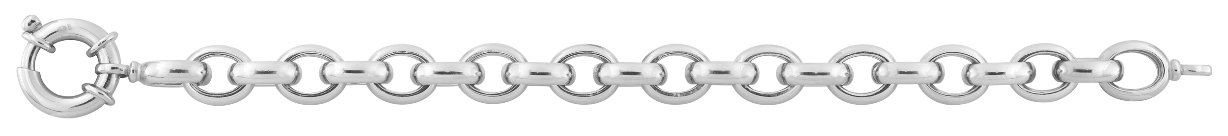 Bracelet en Argent Forçat creux