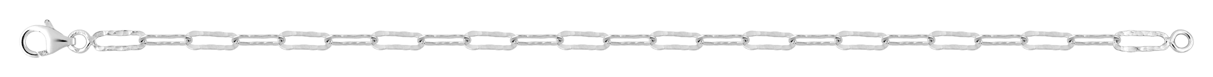 Bracelet en Argent Forçat Allongée