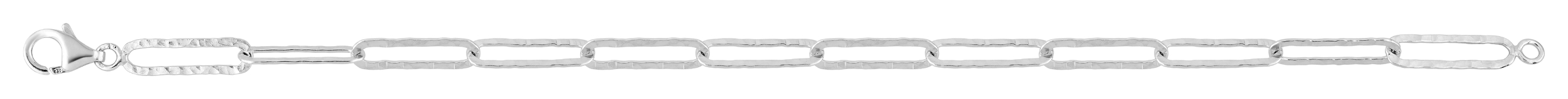 Bracelet en Argent Forçat Allongée