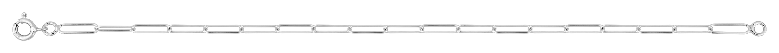 Bracelet en Argent forçat rectangle
