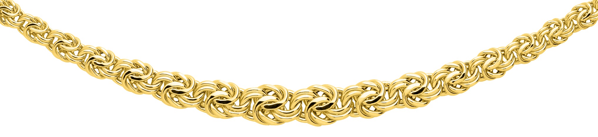 Chaîne Royale chute 10mm Or 18 Carats