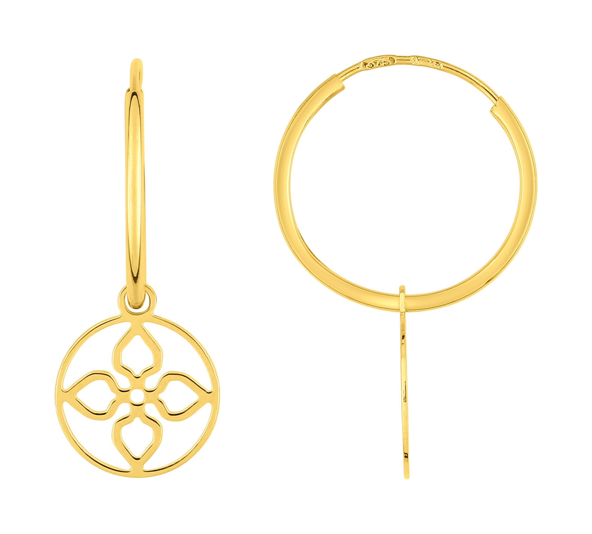 Boucles d\'oreilles Or 18 Carats