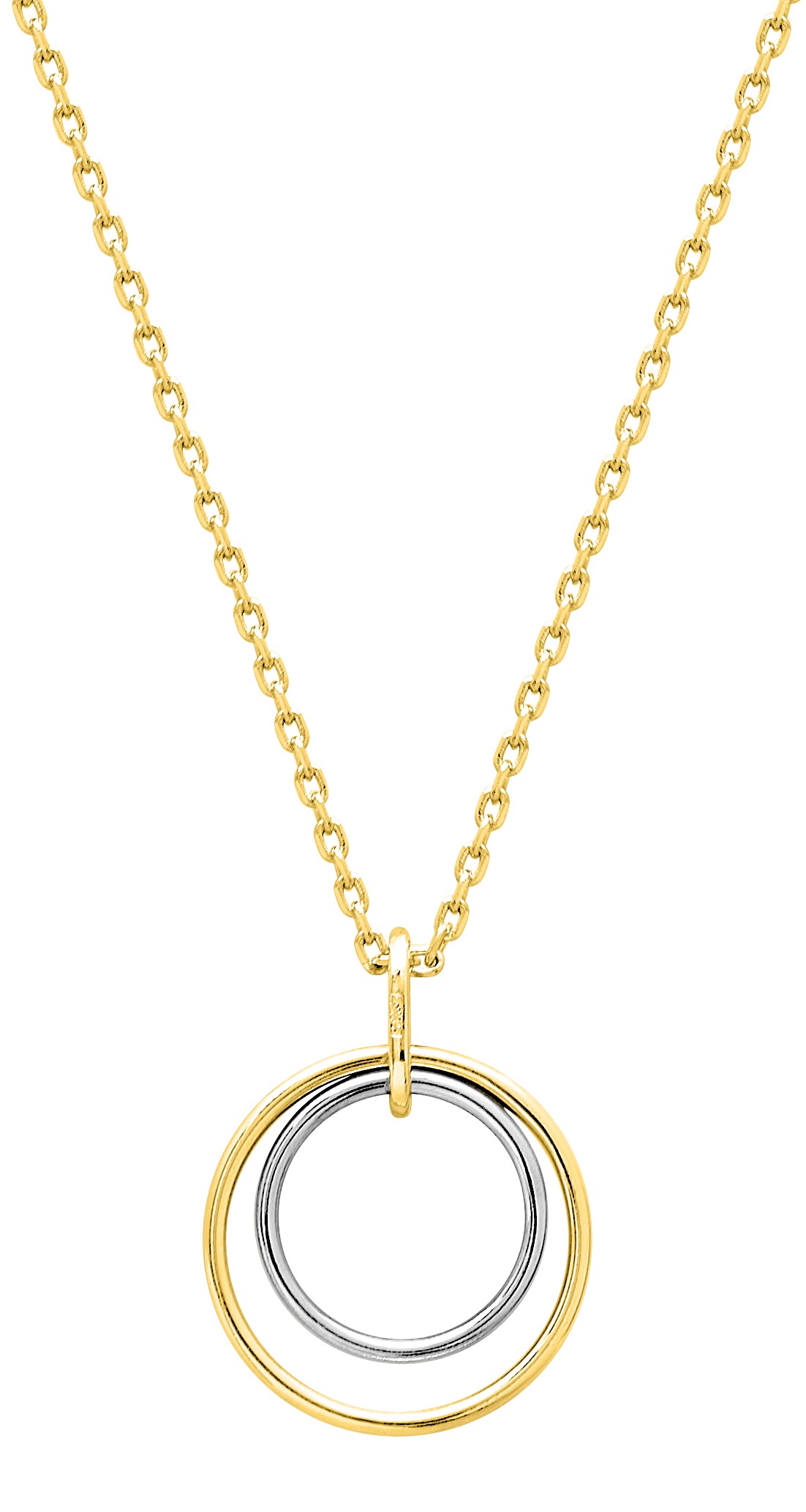 Collier plaqué Or & rhodium