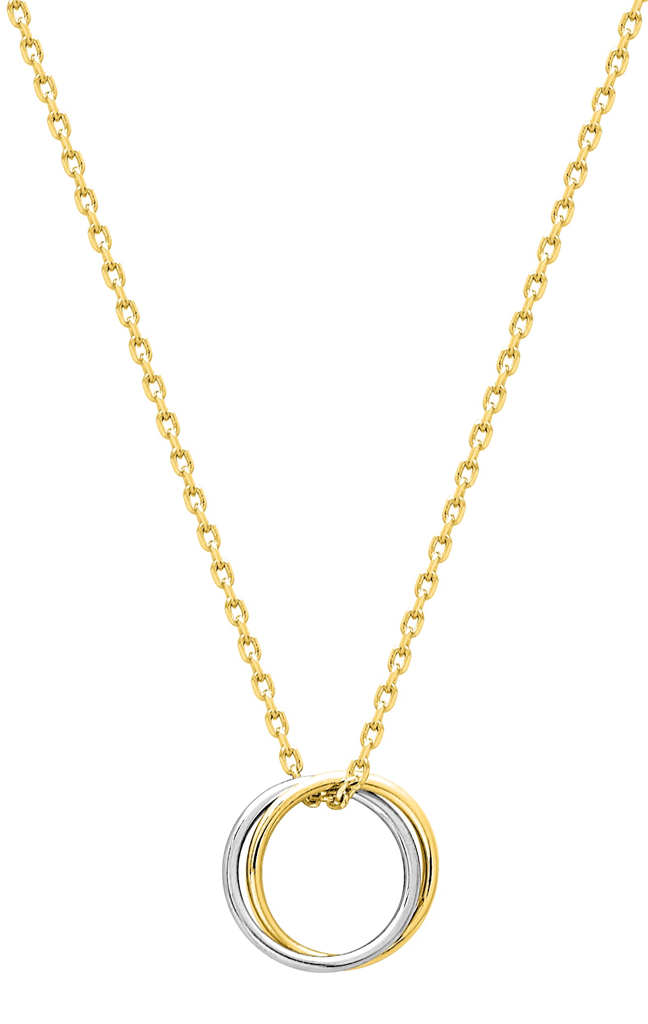 Collier plaqué Or & rhodium