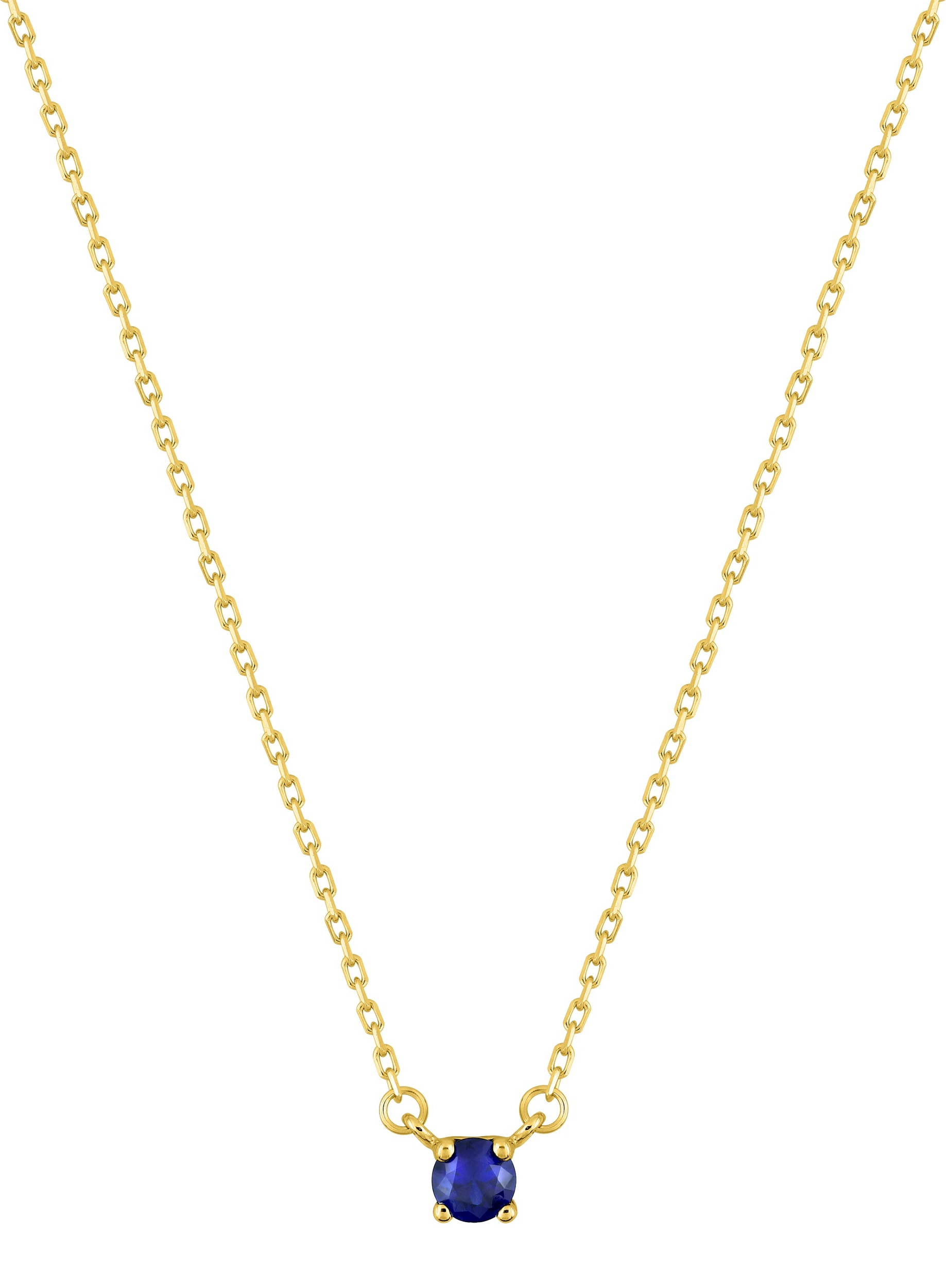 Collier Oxydes de Zirconium plaqué Or