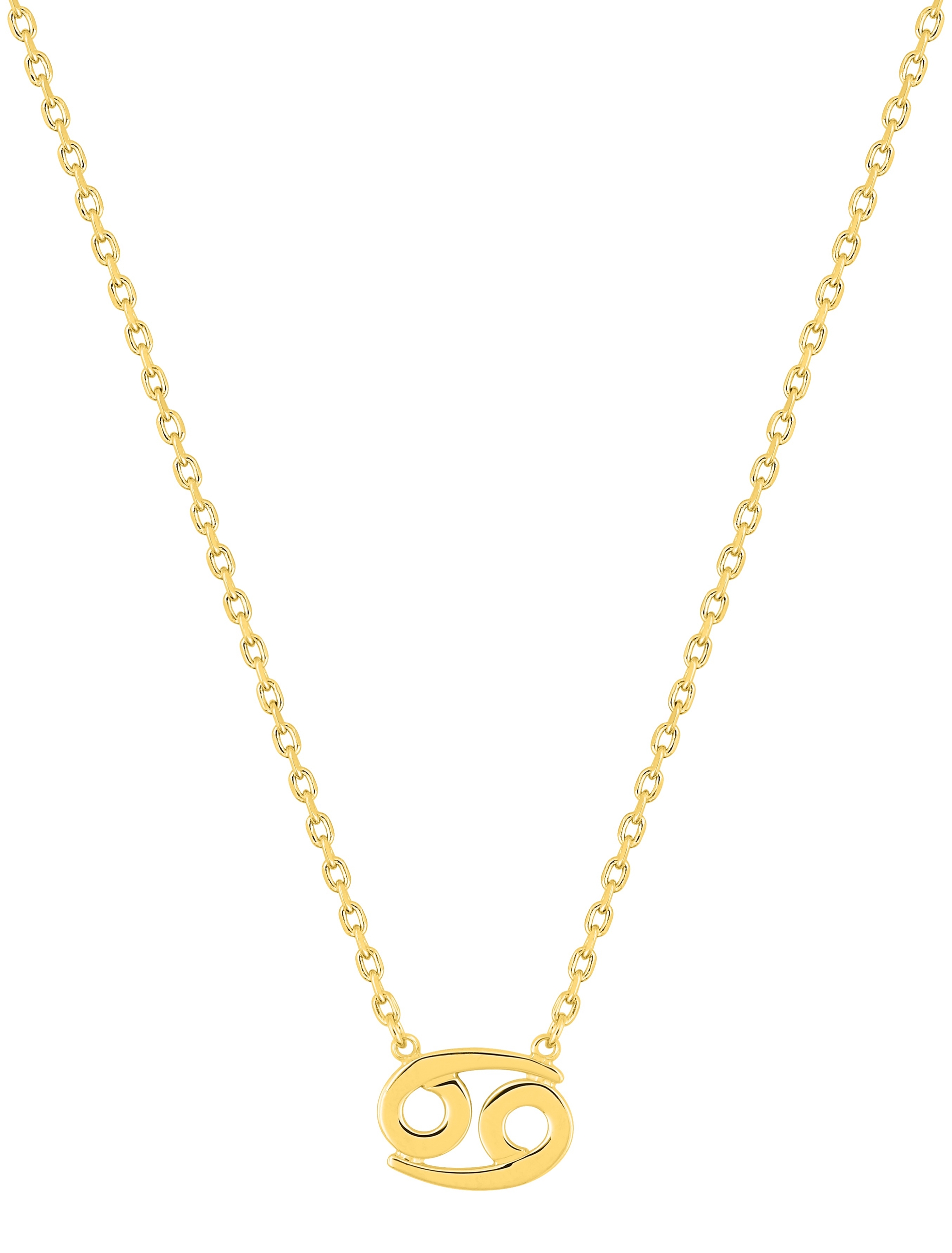 Collier Zodiaque Cancer plaqué Or