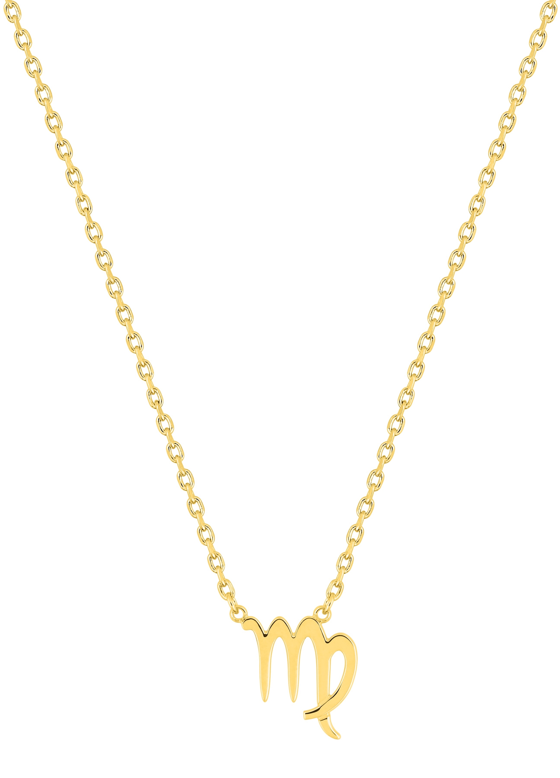 Collier Zodiaque Vierge plaqué Or