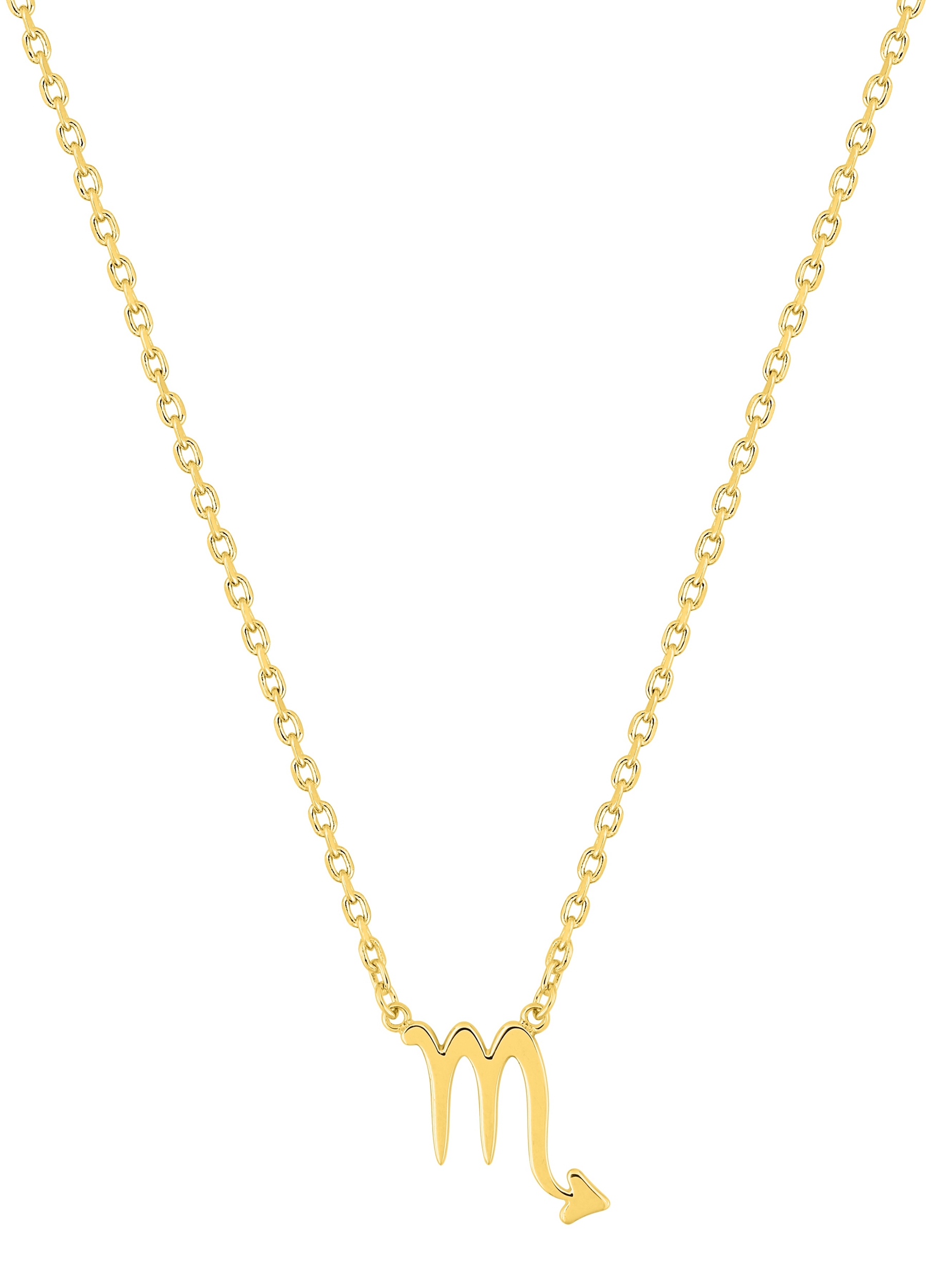 Collier Zodiaque Scorpion plaqué Or