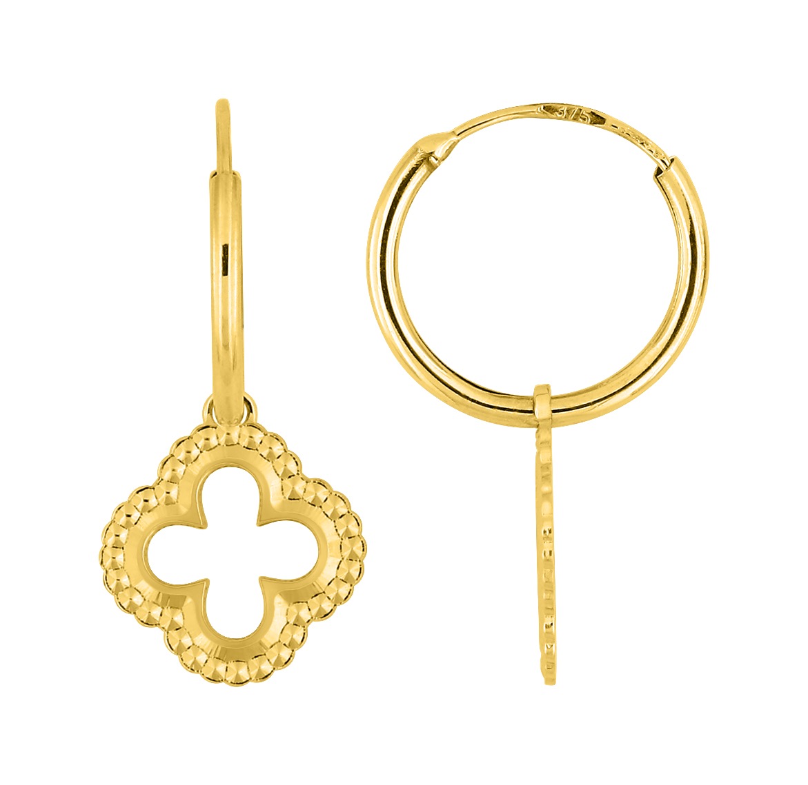 Boucles d\'oreilles Or 18 Carats